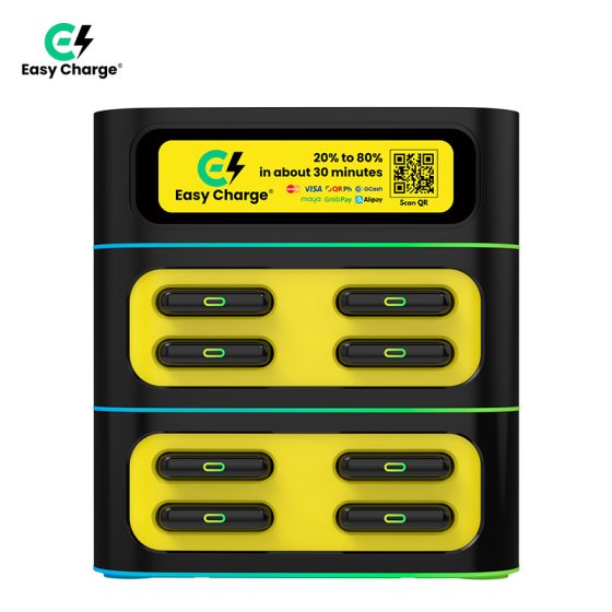 8-port small charging station