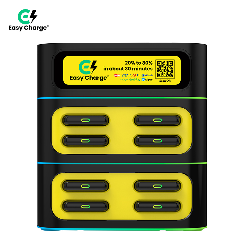 8-port small charging station