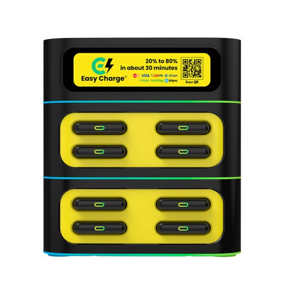 8-port small charging station