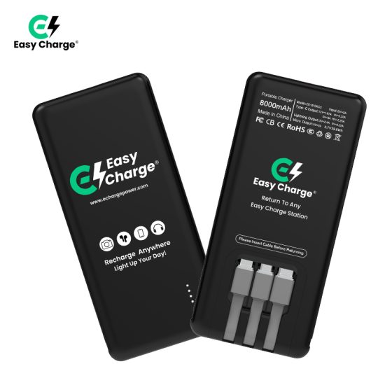 Mobile phone charging station